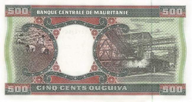 Mauretanien p8c 500 Ouguiya 2002